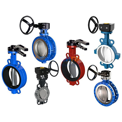 Затворы дисковые поворотные